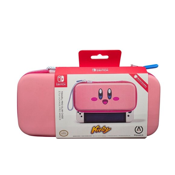 Nintendo Switch Kirby PowerA Travel Pro Slim Case - Picture 1 of 5